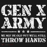 Gen X Gen Xer Generation X Throw Hands Pajama Set thumb 2