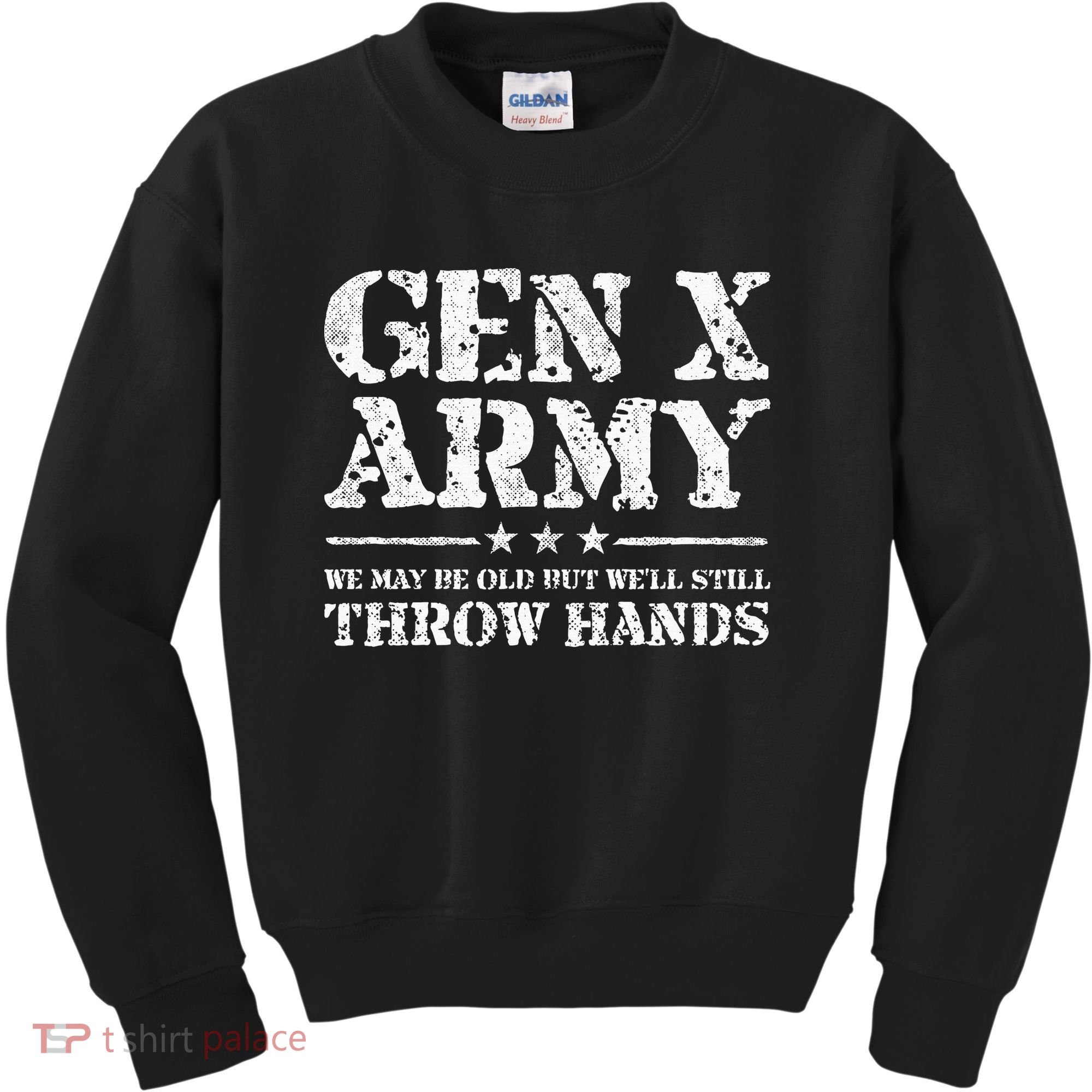 Gen X Gen Xer Generation X Throw Hands Kids Sweatshirt
