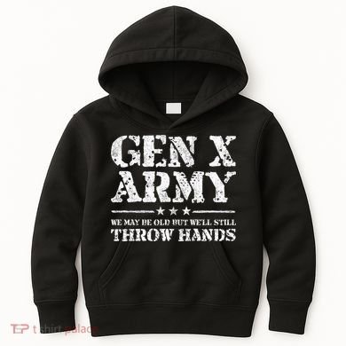 Gen X Gen Xer Generation X Throw Hands Kids Hoodie