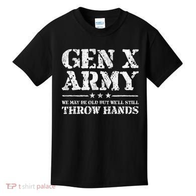 Gen X Gen Xer Generation X Throw Hands Kids T-Shirt