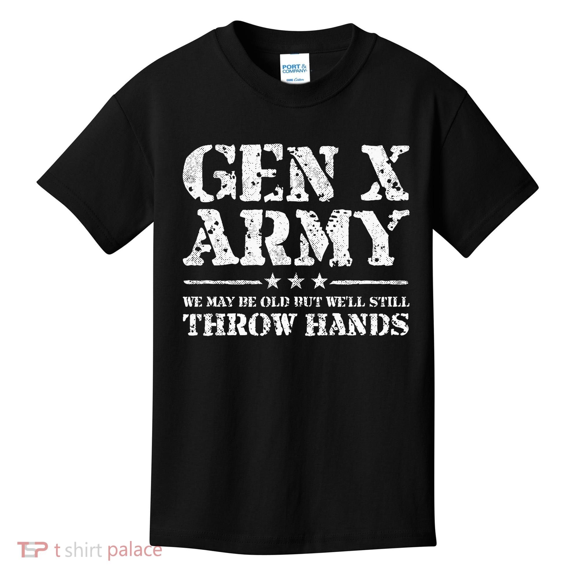 Gen X Gen Xer Generation X Throw Hands Kids T-Shirt