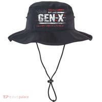 Generation X Gen Xer Gen X American Flag Gen X Bucket Hat thumb 0