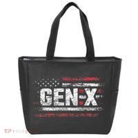 Generation X Gen Xer Gen X American Flag Gen X Tote Bag thumb 0