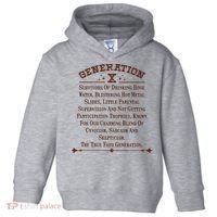 Gen X Generation X Raised On Hose Water And Neglect Nostalgia Toddler Hoodie thumb 0