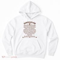 Gen X Generation X Raised On Hose Water And Neglect Nostalgia Hoodie thumb 0