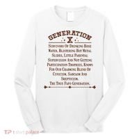 Gen X Generation X Raised On Hose Water And Neglect Nostalgia Long Sleeve Shirt thumb 0