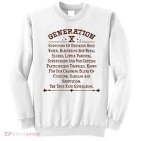Gen X Generation X Raised On Hose Water And Neglect Nostalgia Sweatshirt thumb 0