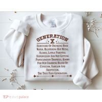 Gen X Generation X Raised On Hose Water And Neglect Nostalgia Sweatshirt thumb 2