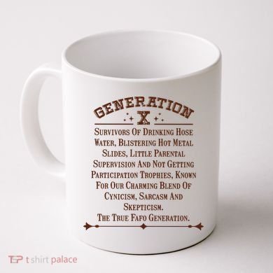 Gen X Generation X Raised On Hose Water And Neglect Nostalgia Coffee Mug