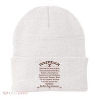 Gen X Generation X Raised On Hose Water And Neglect Nostalgia Beanie thumb 0
