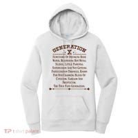 Gen X Generation X Raised On Hose Water And Neglect Nostalgia Women's Hoodie thumb 0