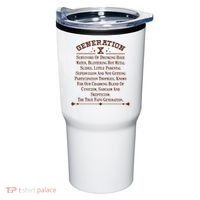 Gen X Generation X Raised On Hose Water And Neglect Nostalgia Tumbler thumb 0