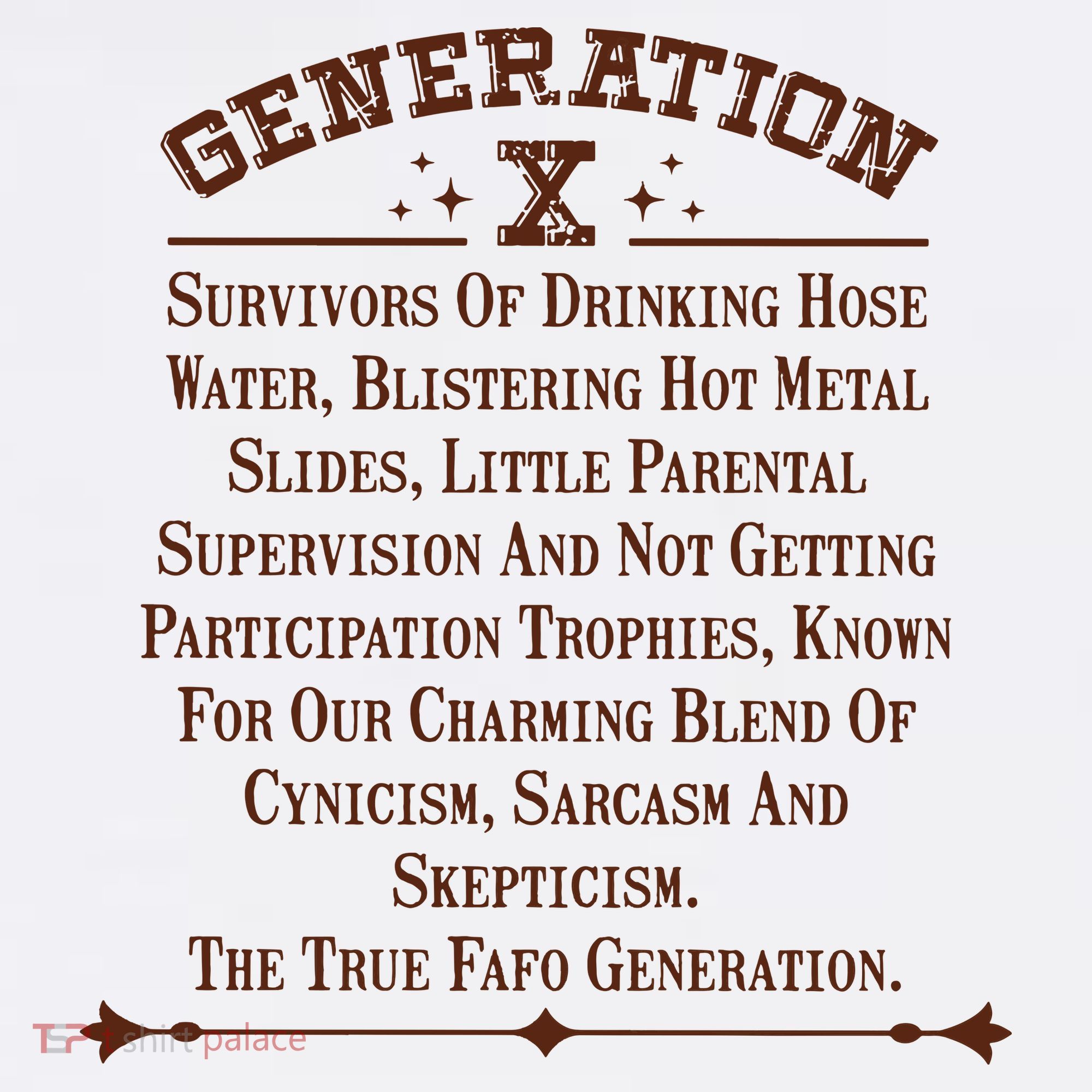 Gen X Generation X Raised On Hose Water And Neglect Nostalgia Women's Tank Top
