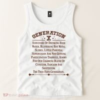 Gen X Generation X Raised On Hose Water And Neglect Nostalgia Tank Top thumb 2