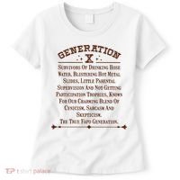 Gen X Generation X Raised On Hose Water And Neglect Nostalgia Women's T-Shirt thumb 0