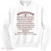 Gen X Generation X Raised On Hose Water And Neglect Nostalgia Kids Sweatshirt thumb 0