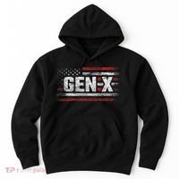 Generation X Gen Xer Gen X American Flag Gen X Hoodie thumb 0