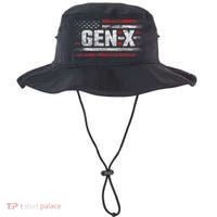 Generation X Gen Xer Gen X American Flag Gen X Bucket Hat thumb 0