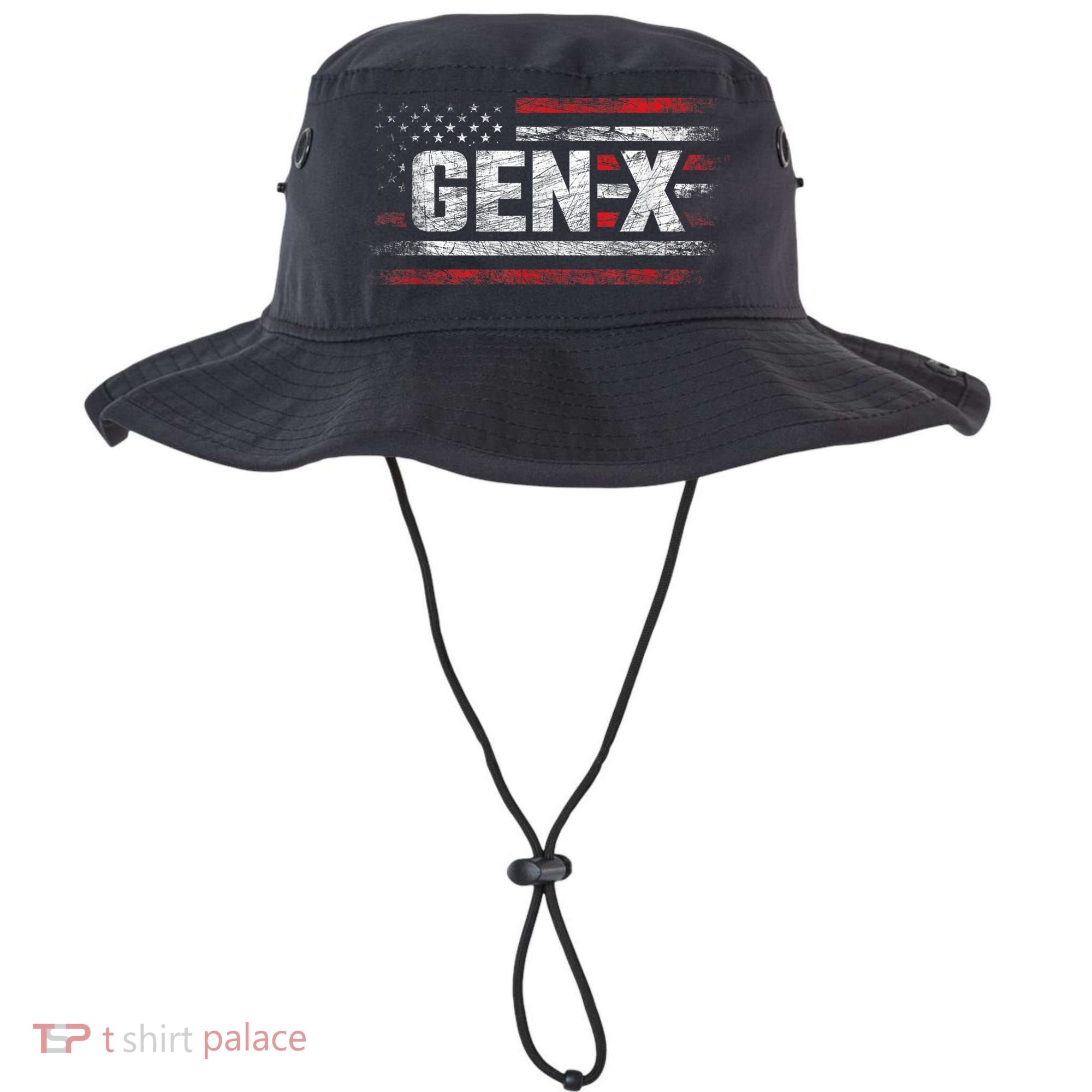 Generation X Gen Xer Gen X American Flag Gen X Bucket Hat