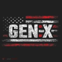 Generation X Gen Xer Gen X American Flag Gen X Beanie thumb 2