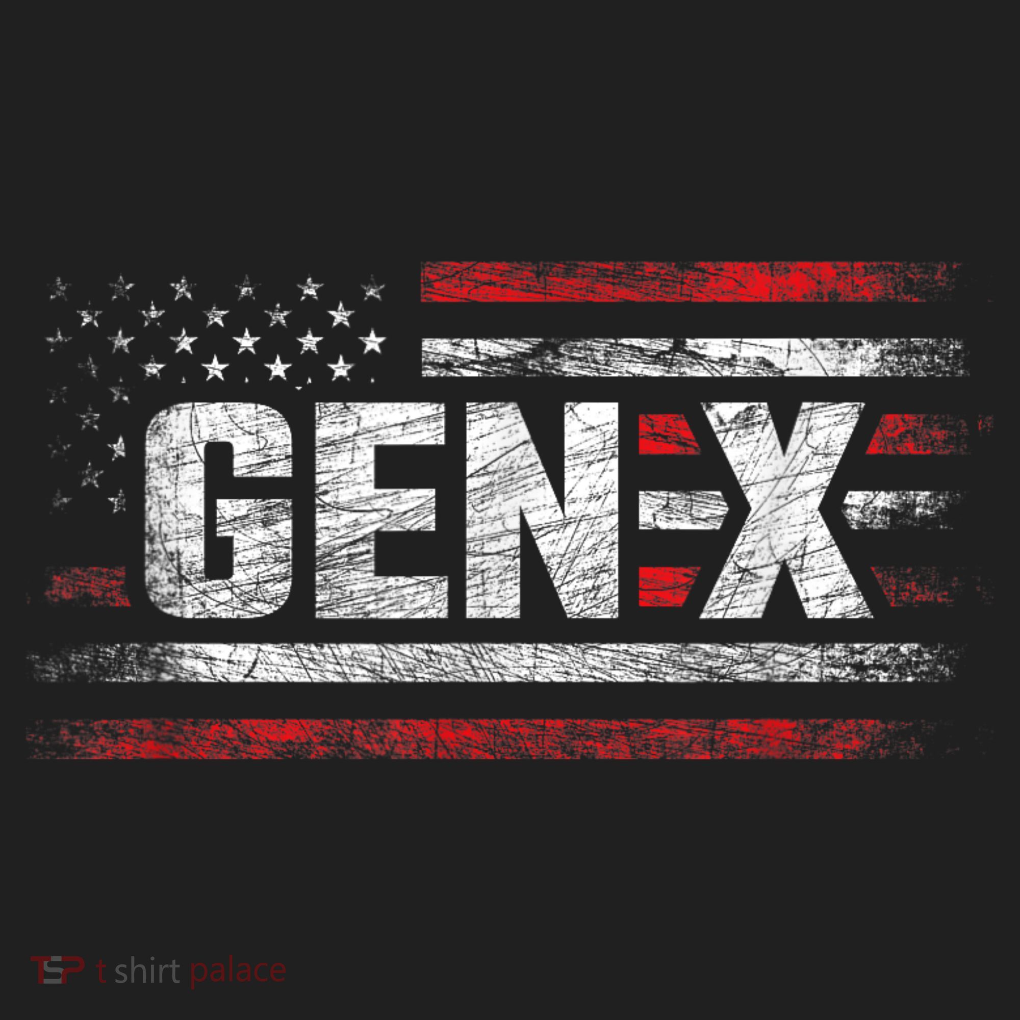 Generation X Gen Xer Gen X American Flag Gen X Beanie