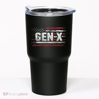 Generation X Gen Xer Gen X American Flag Gen X Tumbler thumb 0