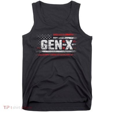 Generation X Gen Xer Gen X American Flag Gen X Tank Top