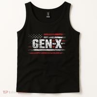 Generation X Gen Xer Gen X American Flag Gen X Tank Top thumb 2