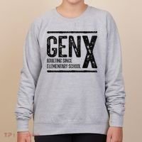 Generation X Gen X Adulting Since Elementary School Women's Sweatshirt thumb 0