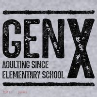 Generation X Gen X Adulting Since Elementary School Women's Sweatshirt thumb 2
