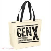 Generation X Gen X Adulting Since Elementary School Tote Bag thumb 2