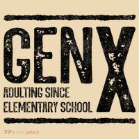 Generation X Gen X Adulting Since Elementary School Tote Bag thumb 4