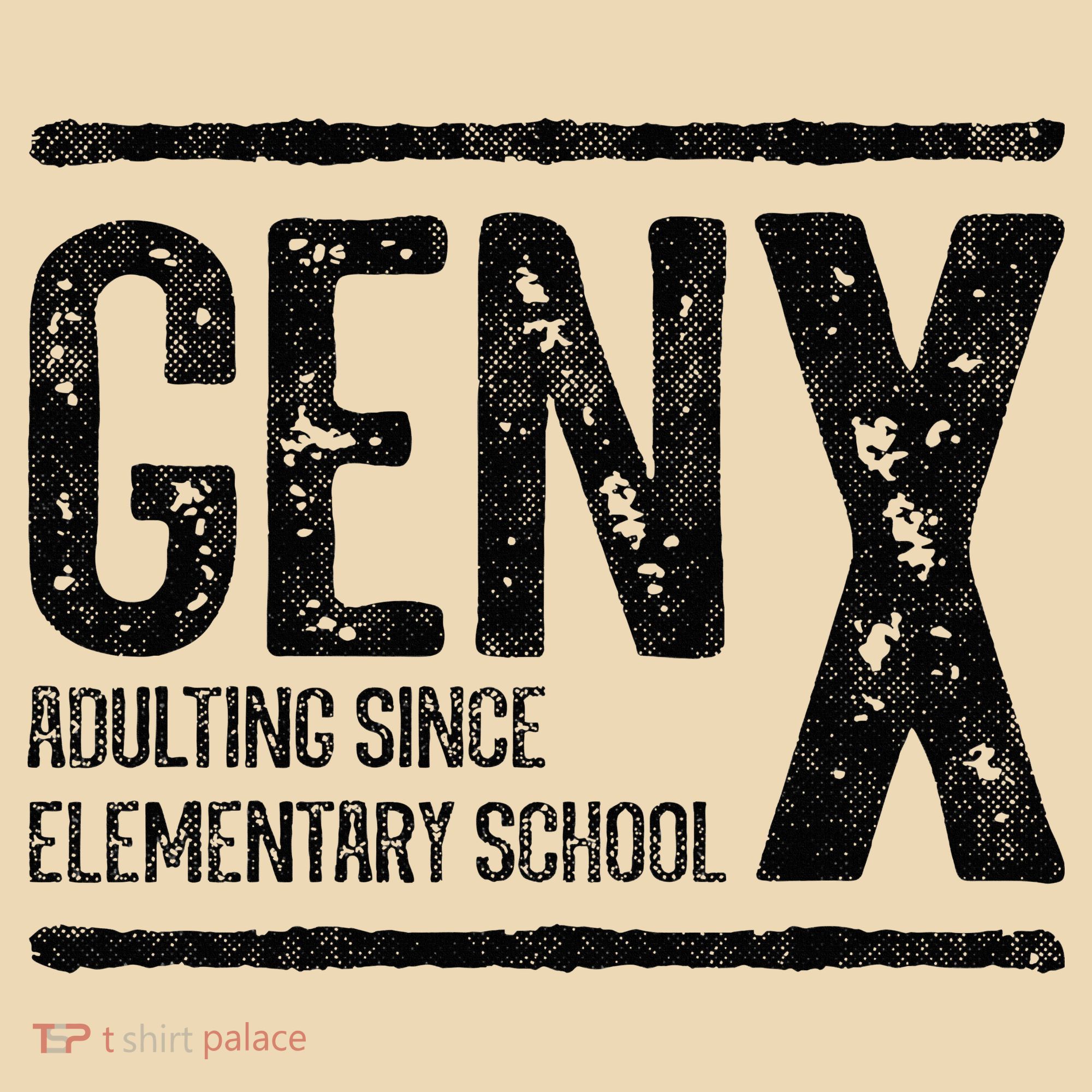Generation X Gen X Adulting Since Elementary School Tote Bag