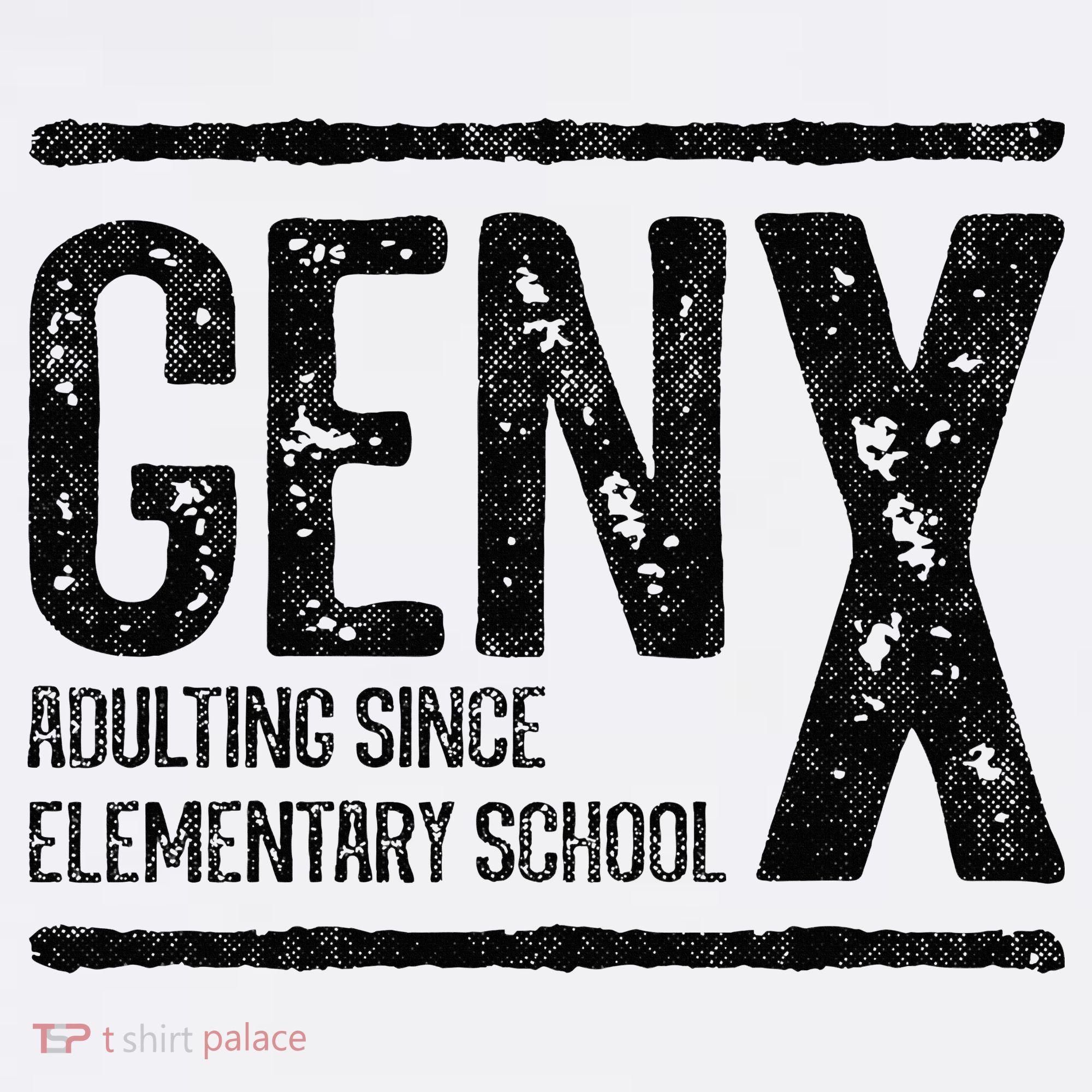 Generation X Gen X Adulting Since Elementary School Hoodie