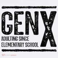 Generation X Gen X Adulting Since Elementary School Ladies Essential Flowy Tank thumb 2