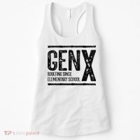Generation X Gen X Adulting Since Elementary School Women's Tank Top thumb 0