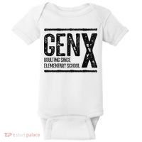 Generation X Gen X Adulting Since Elementary School Baby Bodysuit thumb 0