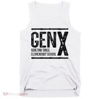 Generation X Gen X Adulting Since Elementary School Tank Top thumb 0