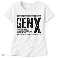 Generation X Gen X Adulting Since Elementary School Women's T-Shirt thumb 0