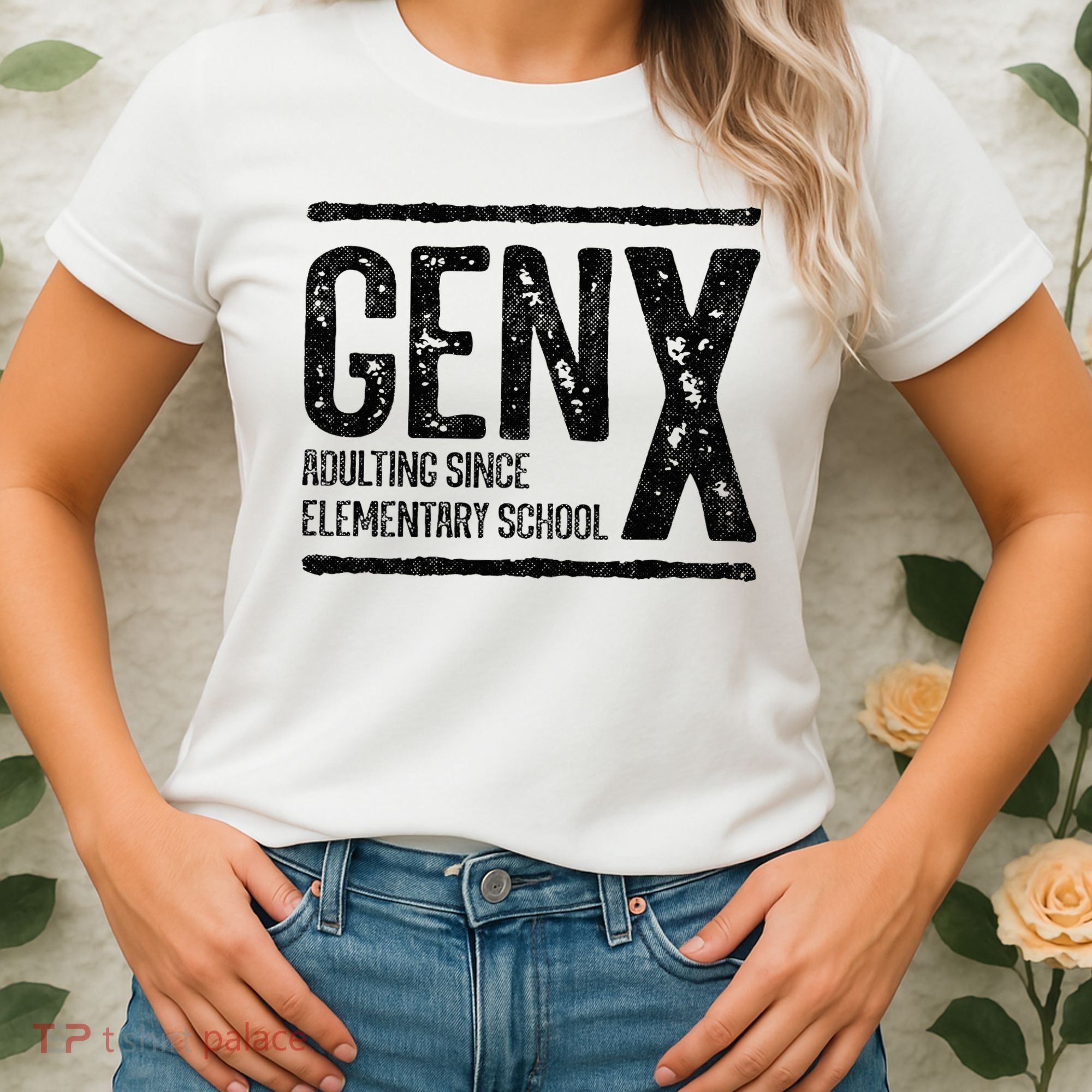 Generation X Gen X Adulting Since Elementary School Women's T-Shirt