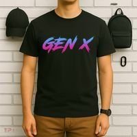 Gen X Generation X Retro Vintage T-Shirt thumb 6