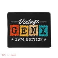 Gen X Generation Gen Xer Born 1974 Gen X 1974 Birthday Mousepad thumb 0