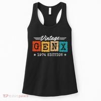 Gen X Generation Gen Xer Born 1974 Gen X 1974 Birthday Women's Tank Top thumb 0