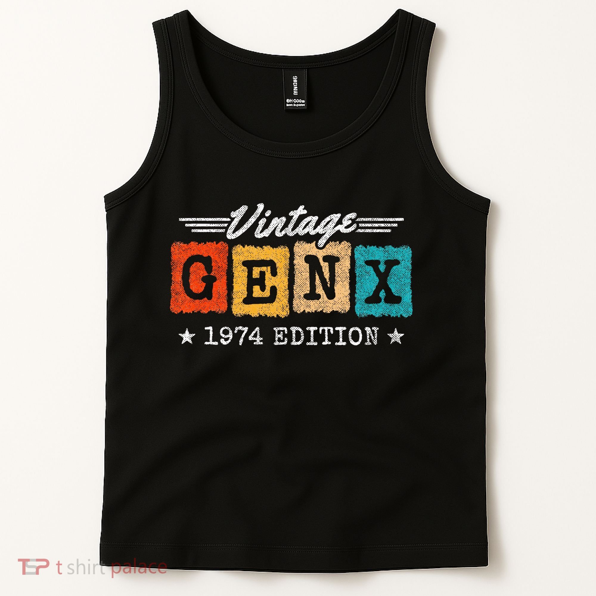 Gen X Generation Gen Xer Born 1974 Gen X 1974 Birthday Tank Top