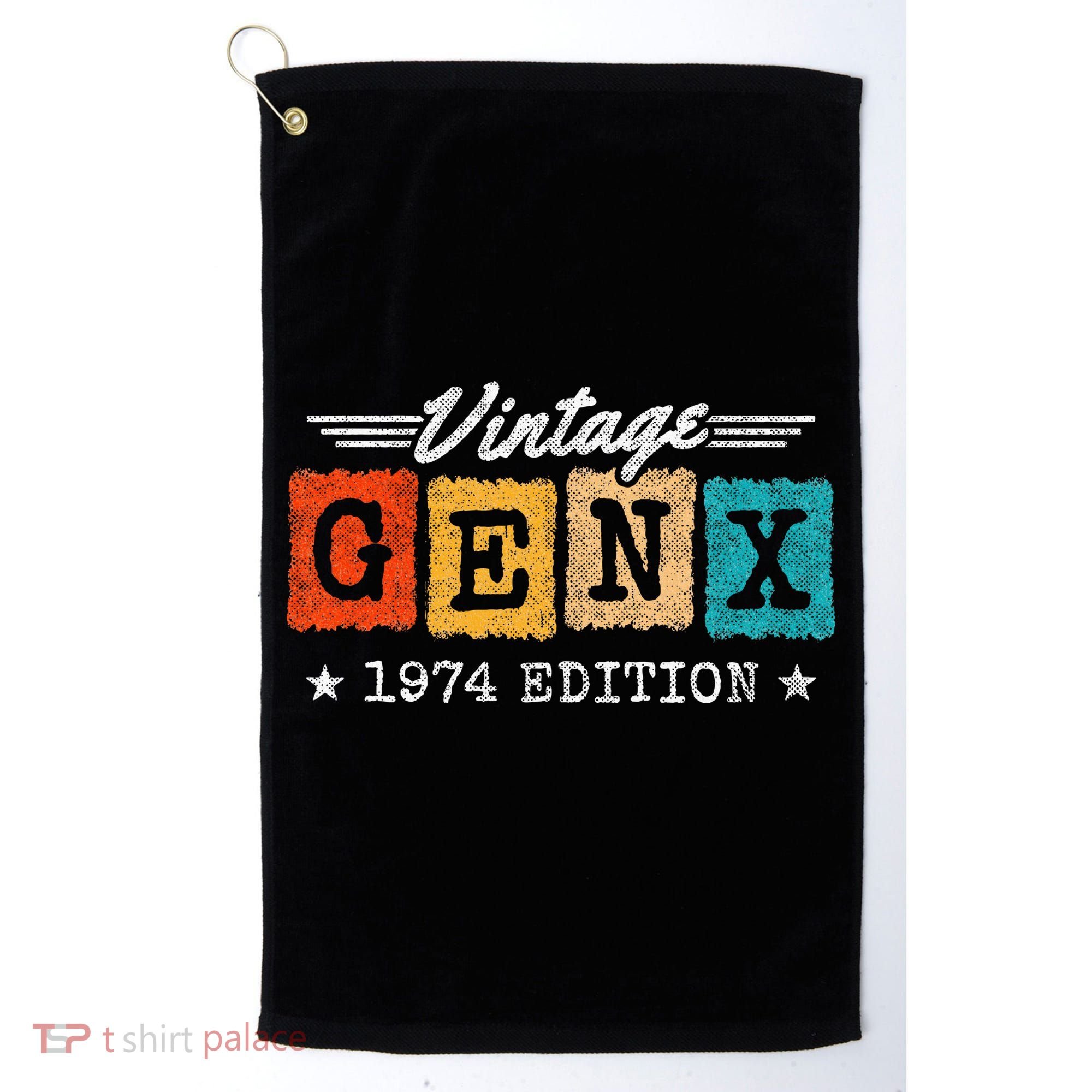 Gen X Generation Gen Xer Born 1974 Gen X 1974 Birthday Golf Towel