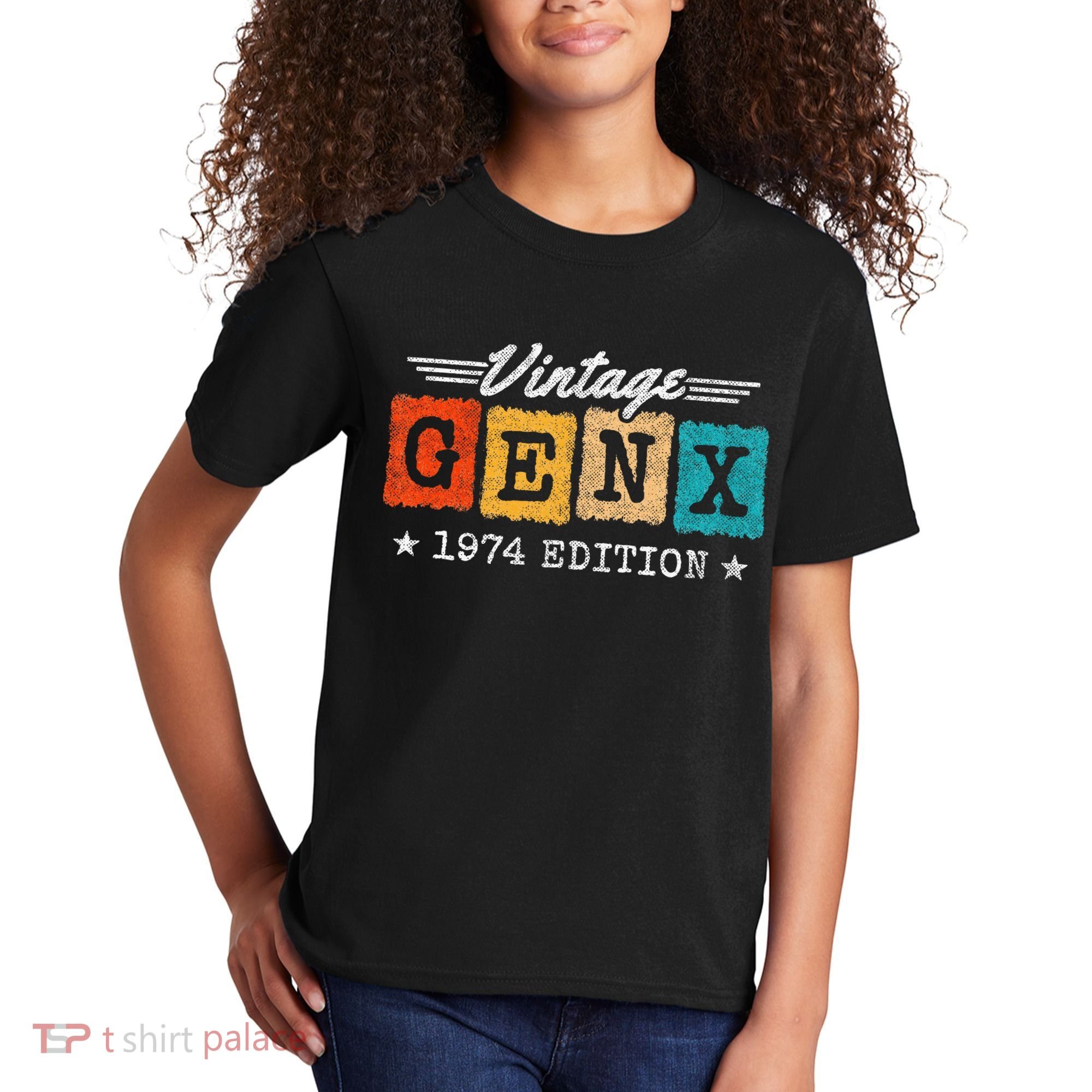 Gen X Generation Gen Xer Born 1974 Gen X 1974 Birthday Kids T-Shirt