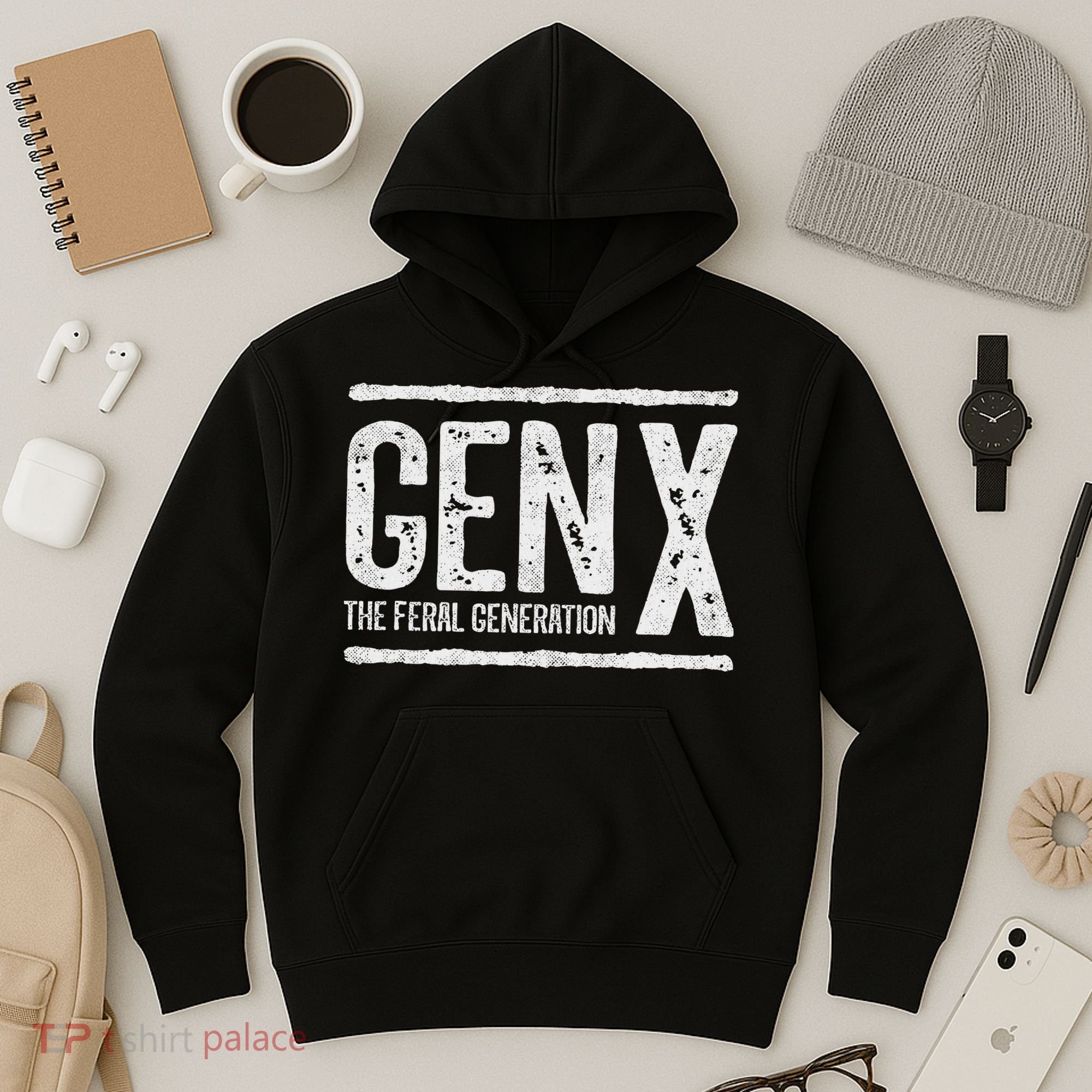 Generation X Gen X The Feral Generation Hoodie