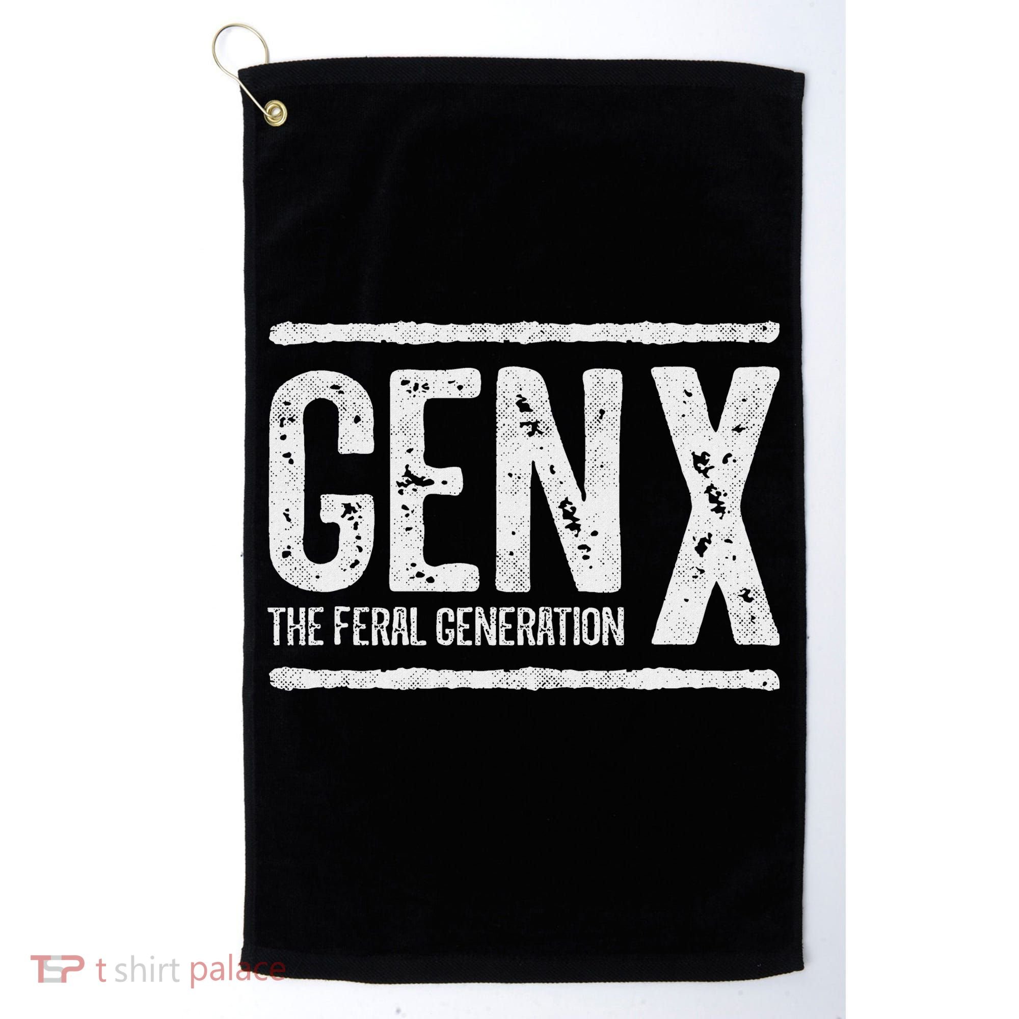 Generation X Gen X The Feral Generation Golf Towel