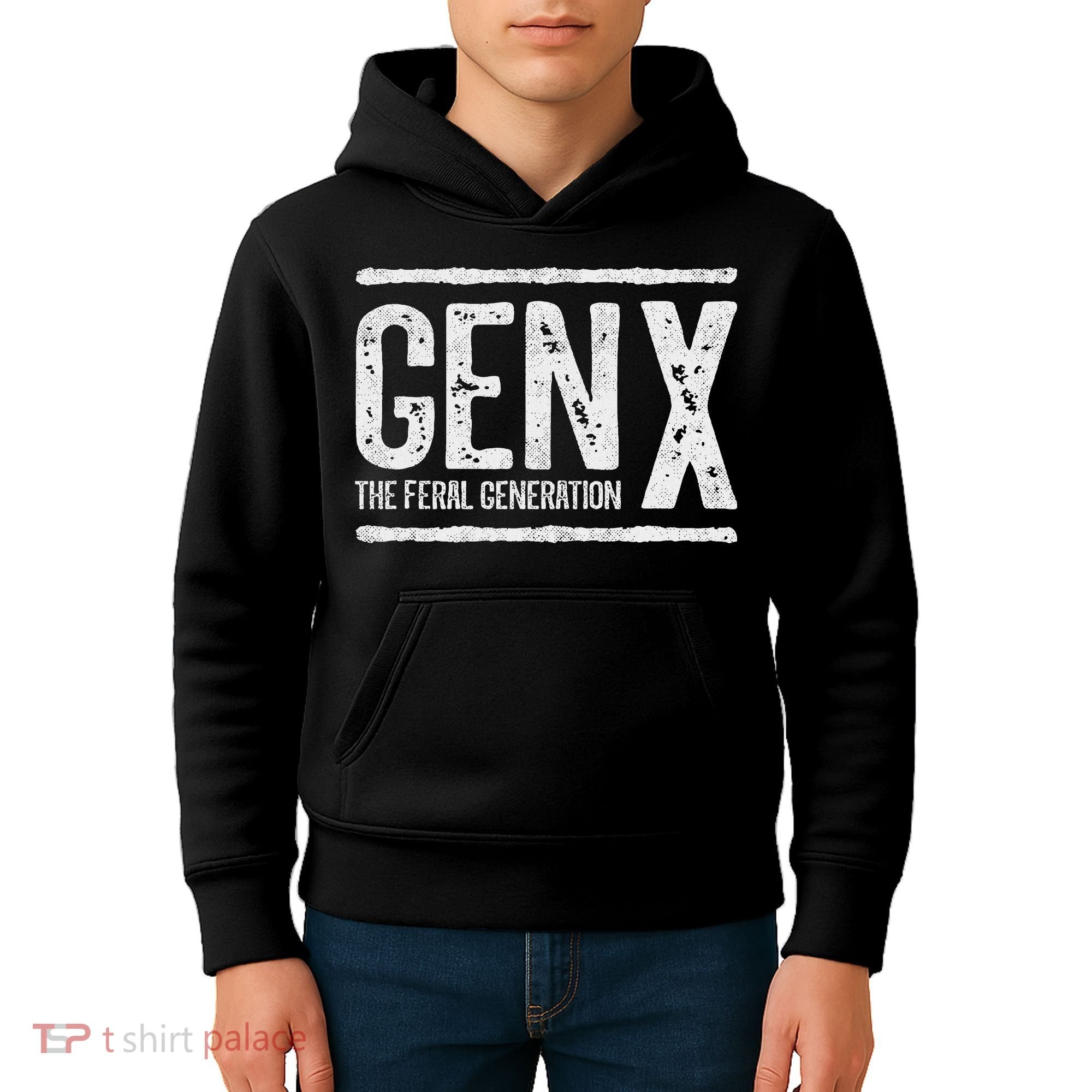 Generation X Gen X The Feral Generation Kids Hoodie