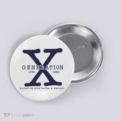Generation X Button